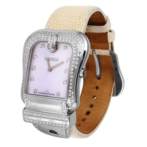 fendi diamond ladies watch|fendi diamond watch sale.